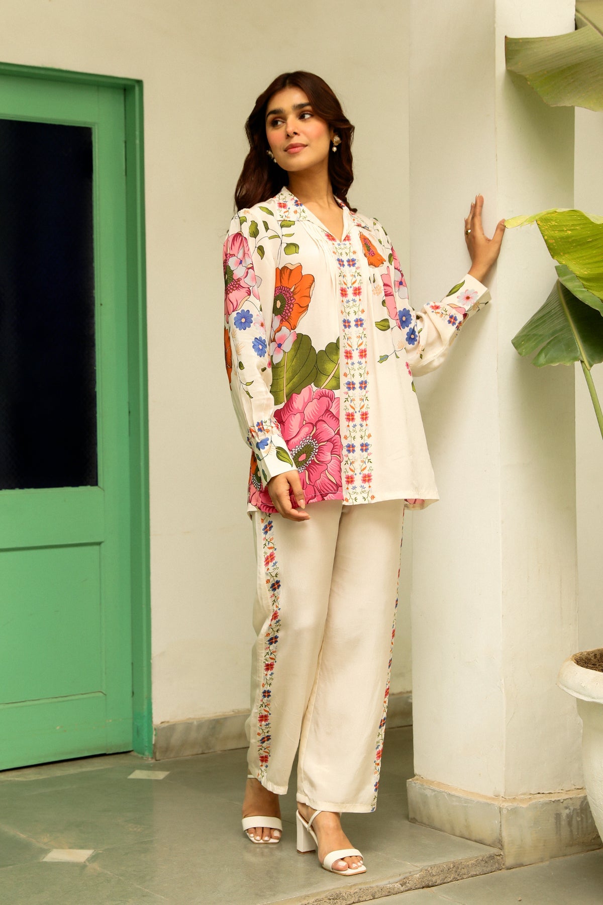 Sanditti Bloom Print Shirt Set