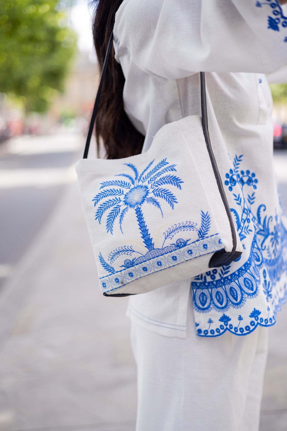 Sanditti Azure Embroidered Set