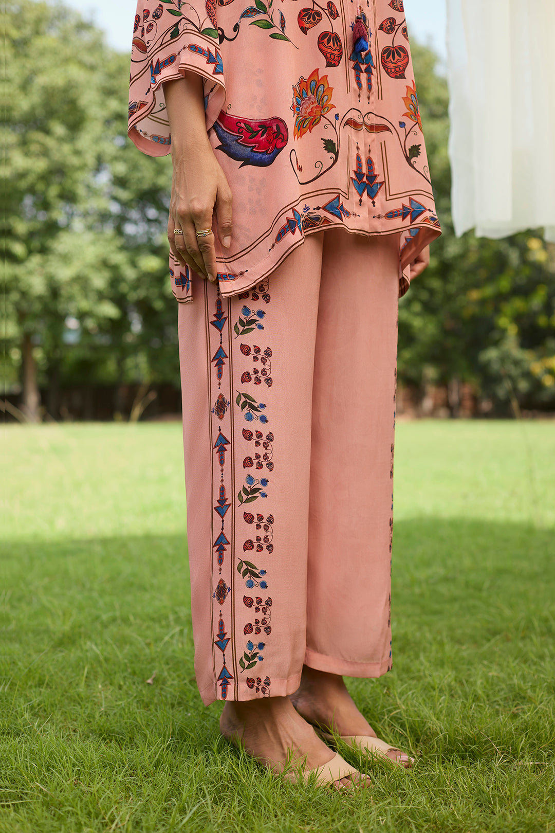 Sanditti Pastel Peach Printed Set