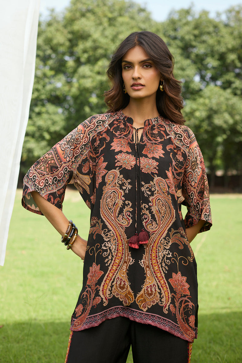 Sanditti Black Ember Printed Set