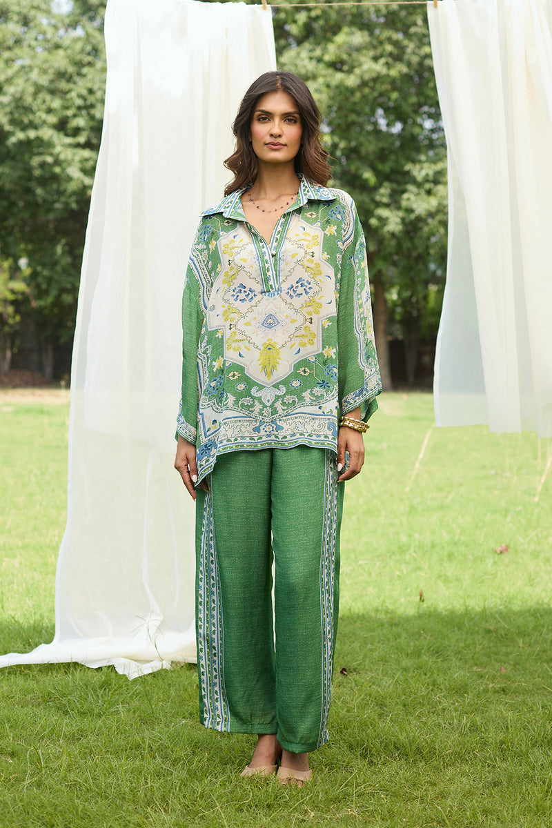 Sanditti Mehak Green Print Set