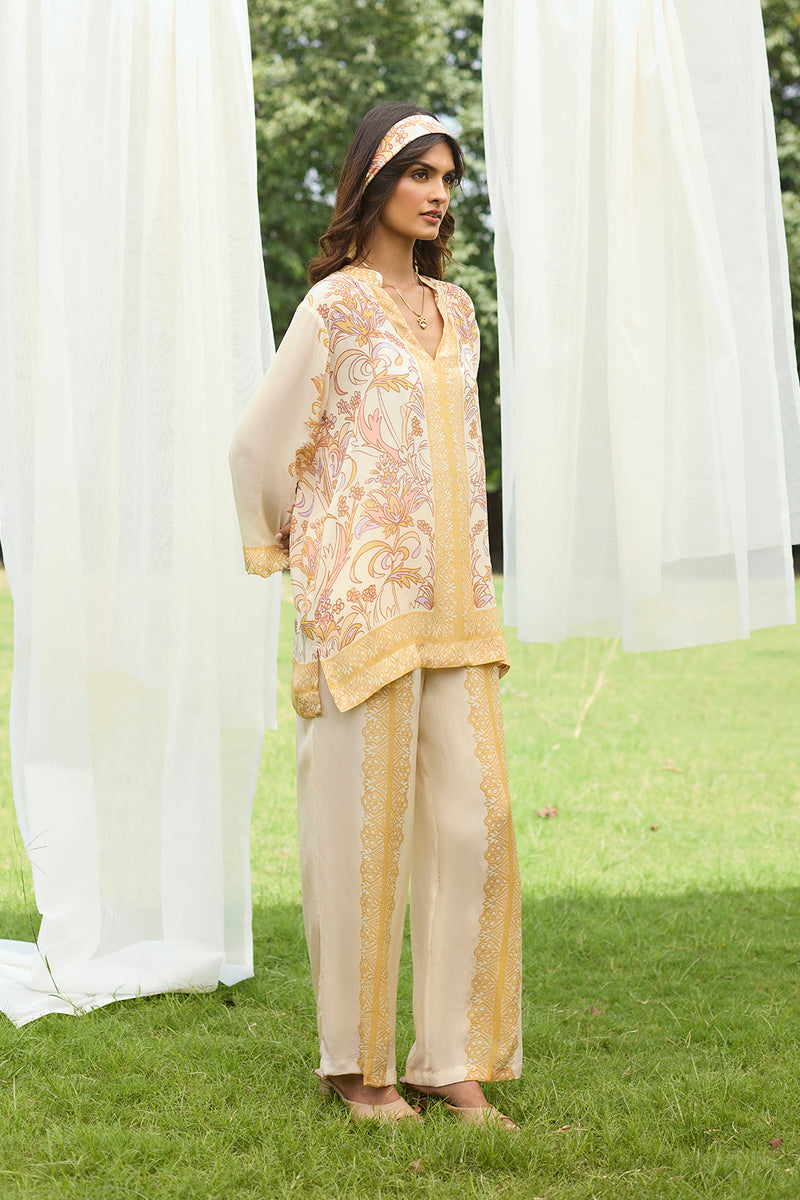 Sanditti Mehak Vanilla Print Set