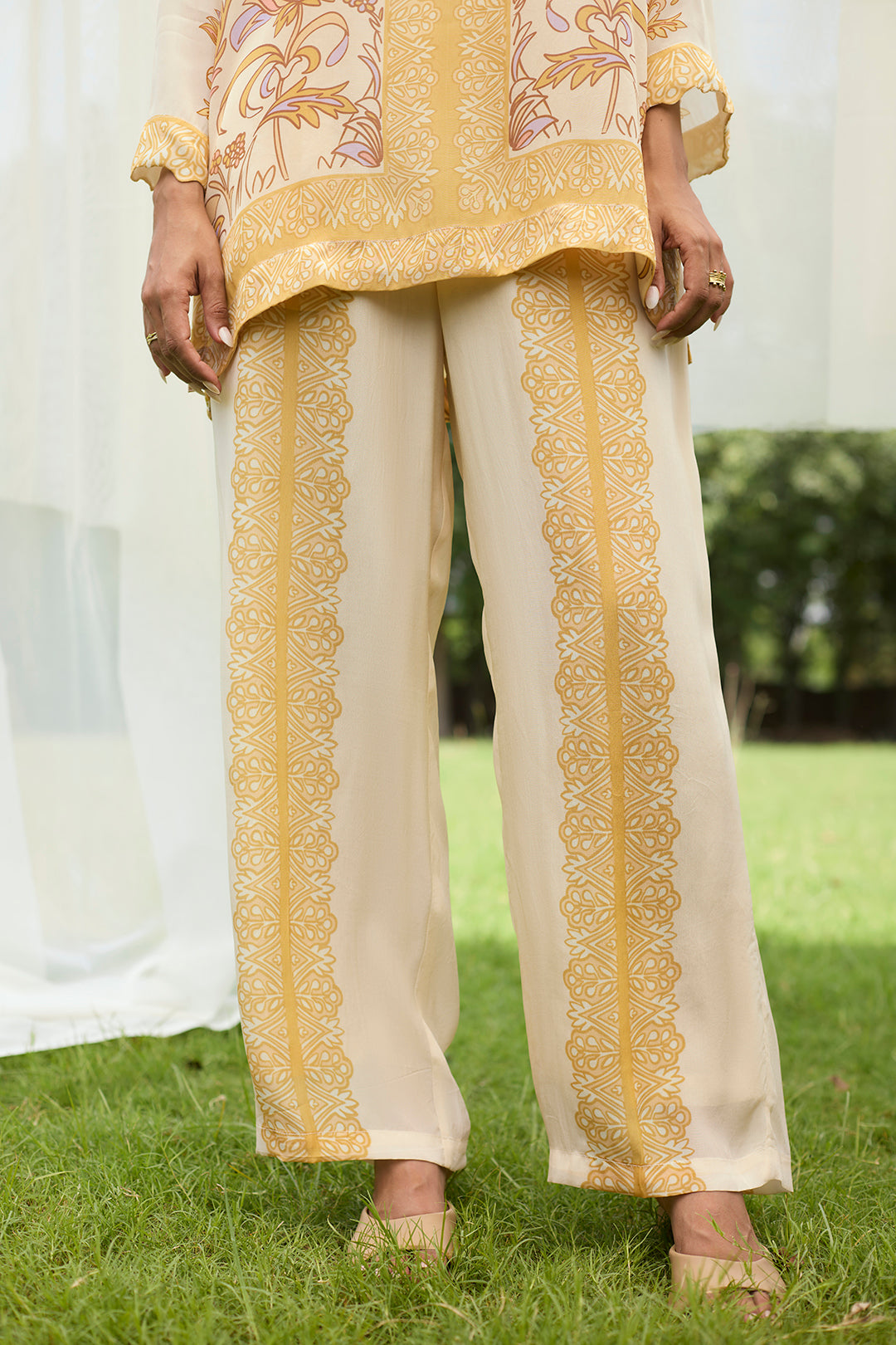 Sanditti Mehak Vanilla Print Set