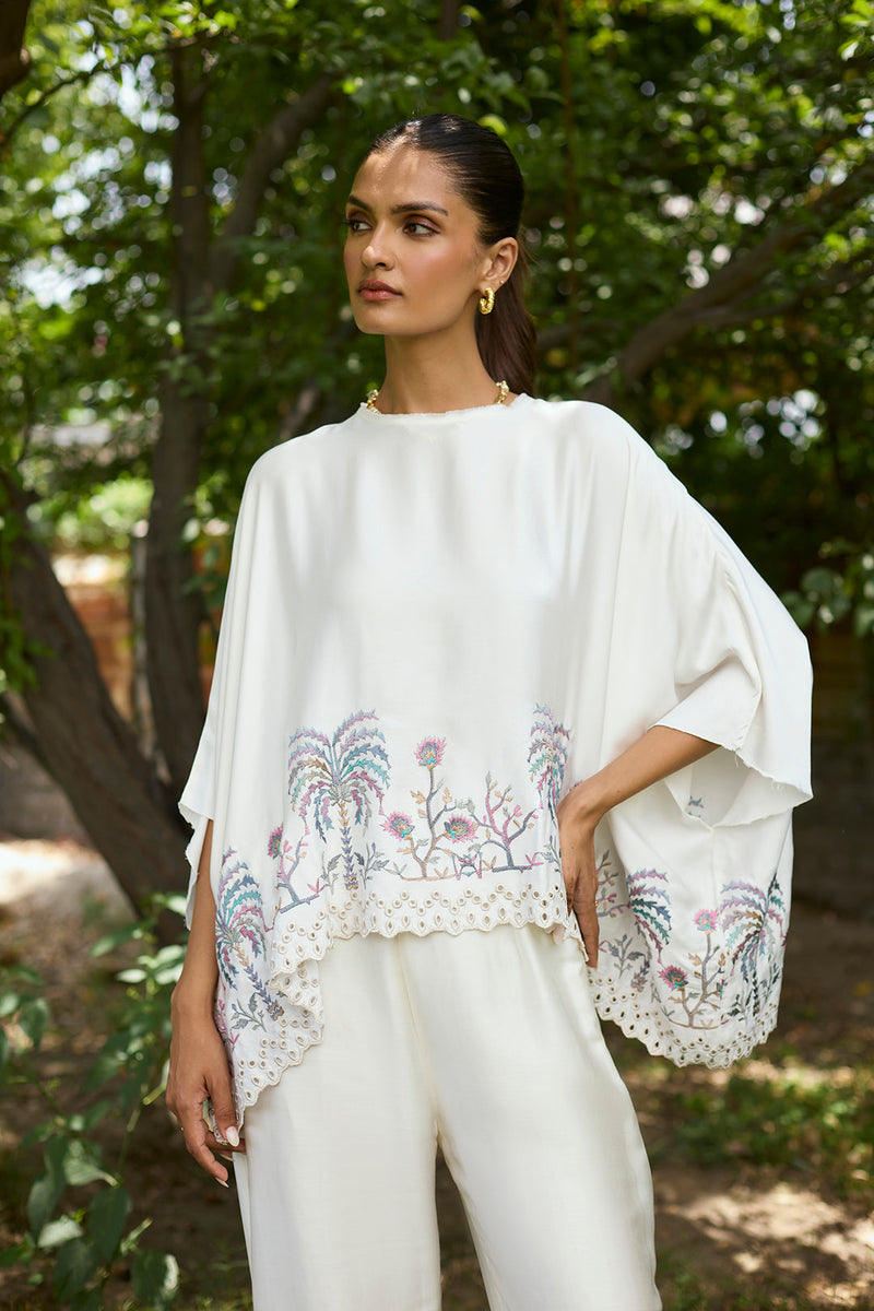 Sanditti Cream Tropical Breeze Coord Set