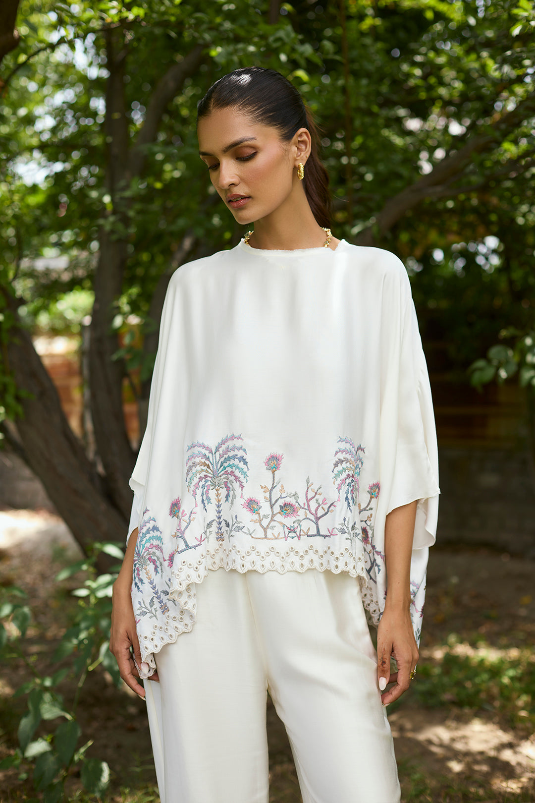 Sanditti Cream Tropical Breeze Coord Set
