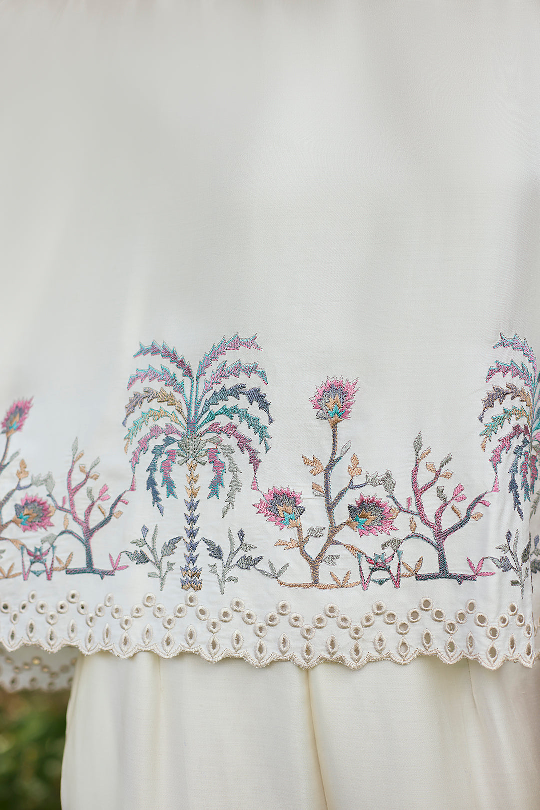 Sanditti Cream Tropical Breeze Coord Set