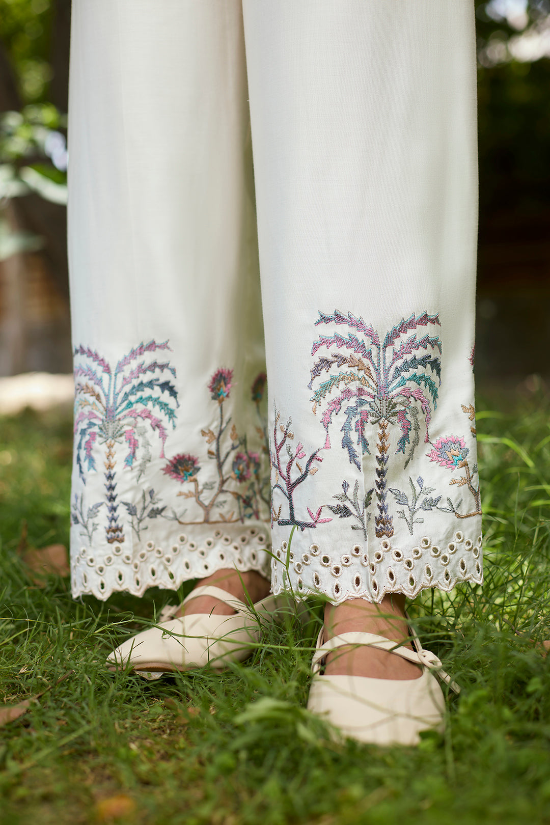 Sanditti Cream Tropical Breeze Coord Set