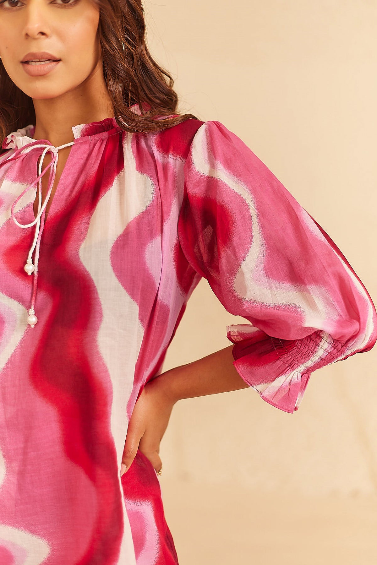 Sanditti Pink Printed Co-ord Set
