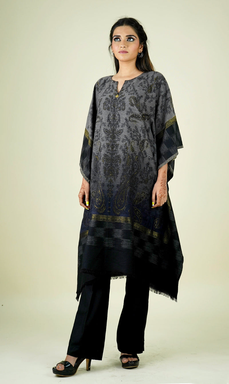 Sanditti Woollen 0mbre Kaftan