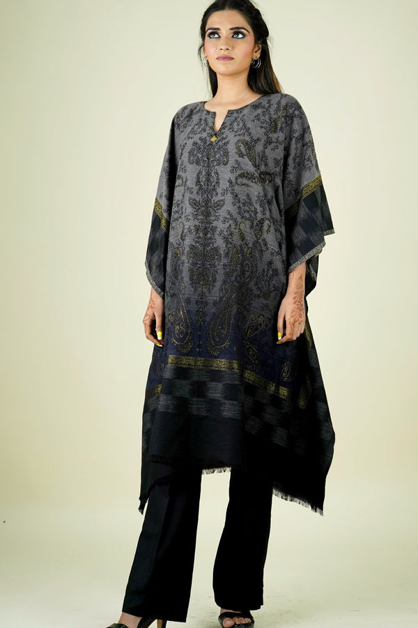 Sanditti Woollen 0mbre Kaftan
