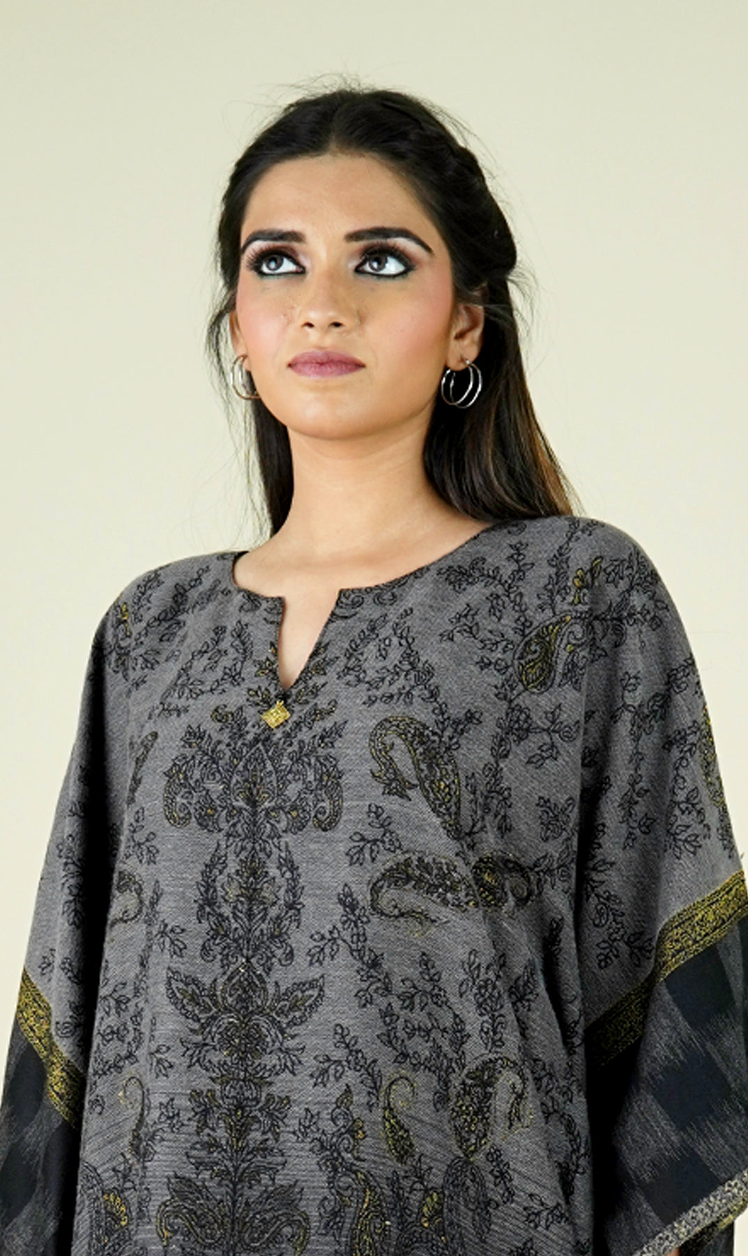 Sanditti Woollen 0mbre Kaftan