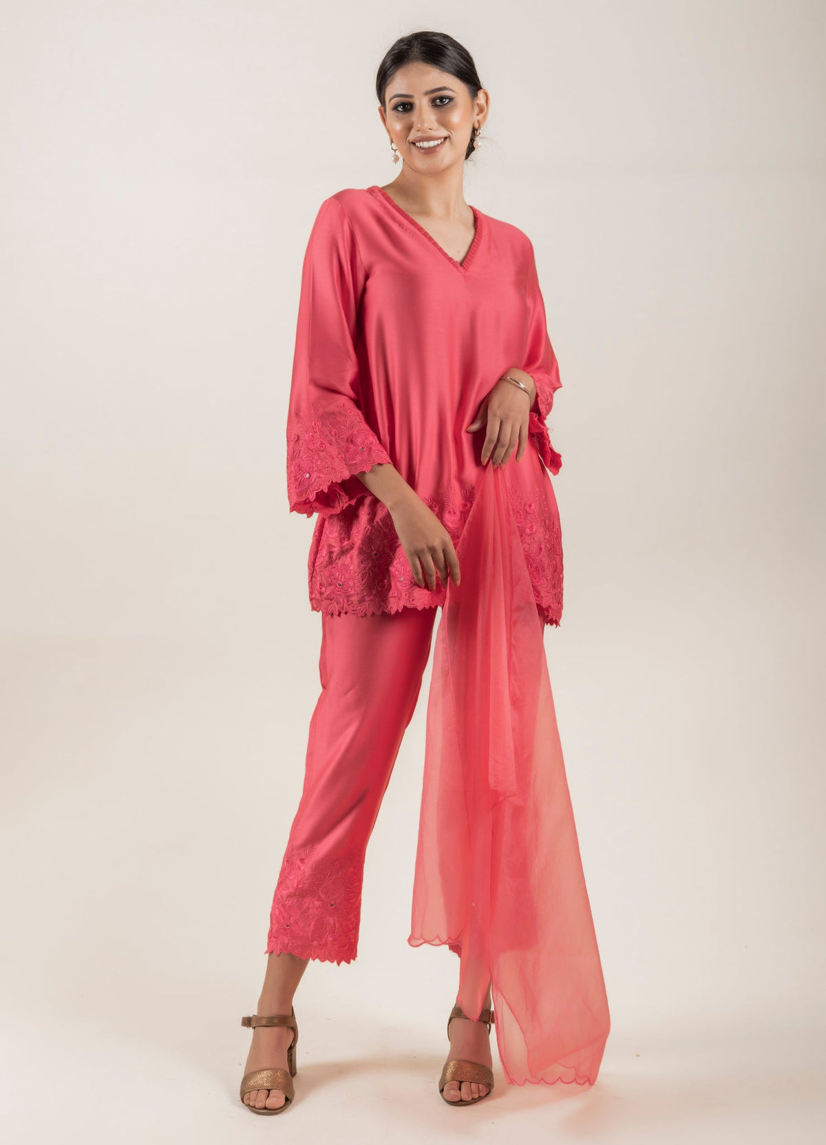 Sanditti PUNCH PINK CO-ORD SET