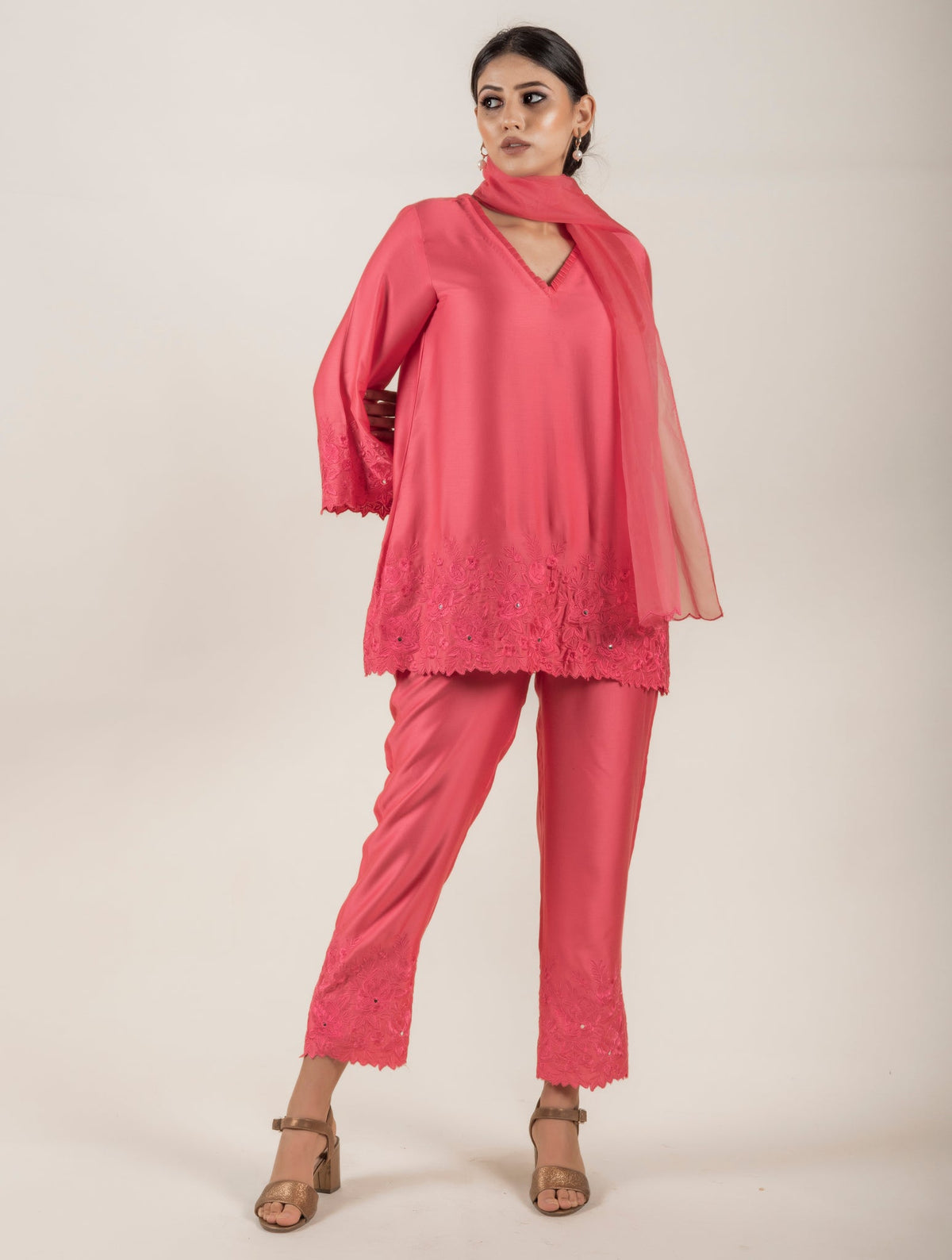 Sanditti PUNCH PINK CO-ORD SET