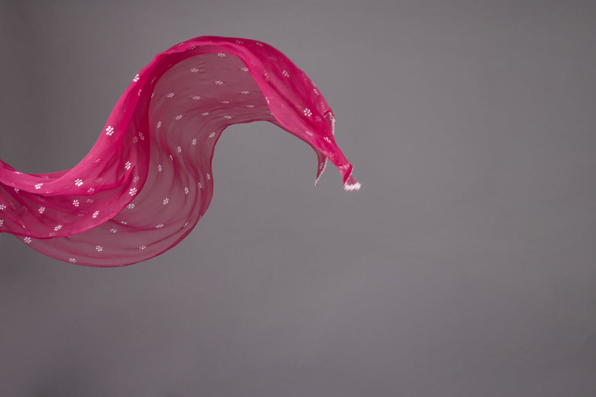 Sanditti Umang Hot Pink Set with Dupatta