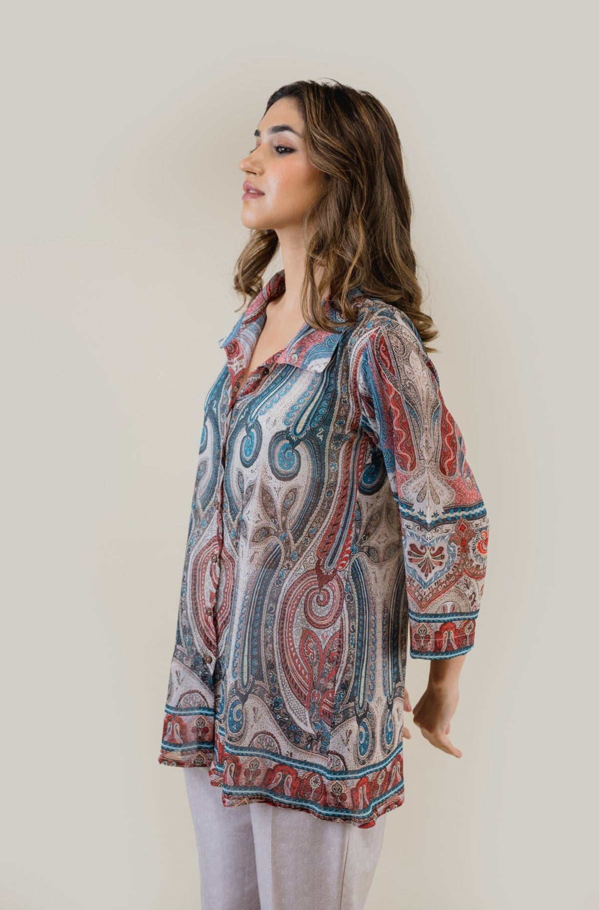 Sanditti Paisley Printed Co-ord Set