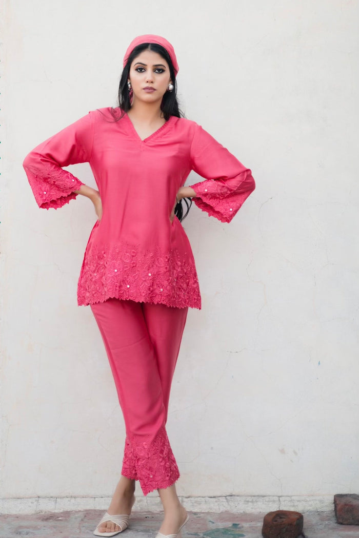 Sanditti PUNCH PINK CO-ORD SET